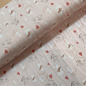 Cute Bunnies Cotton Jersey