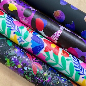 Bedruckter TPU Jelly Vinyl-Kunstleder-Stoff