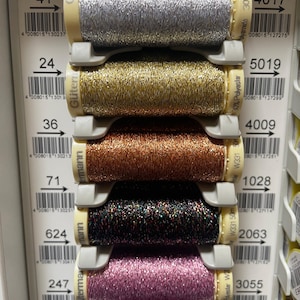 50m Metallic Effect Gutermann Thread