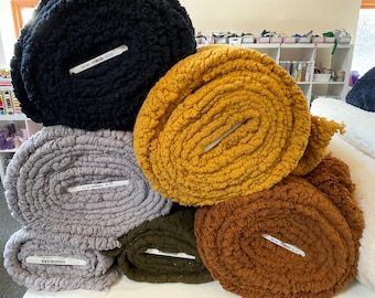 Teddy Sheep Fleece- Thick Pile Various colours