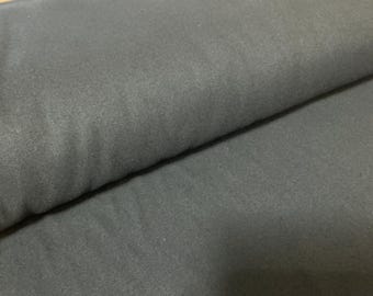 Black Heavy Wool/Linen Blend