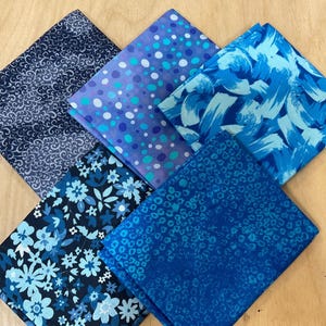 Navy / Blues Fat Quarter Bundle
