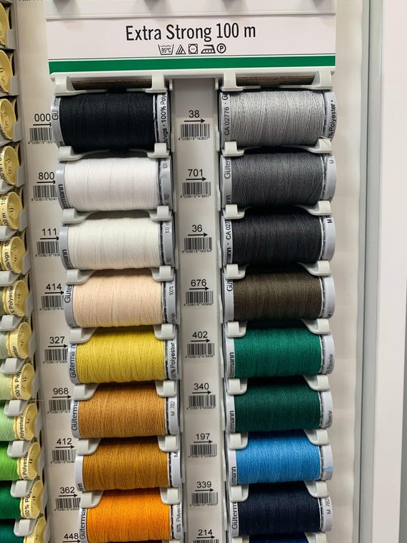 Filo Per Macchina Da Cucire Filo Da Cucito GUTERMANN Extra Forte - Poliestere, Bianco, Per Tessuti Pesanti Filo Gutermann Extra Strong - Foto 11