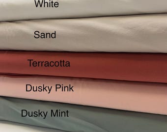 Organic Solid Colour Cotton Jersey