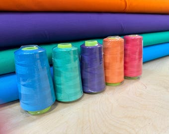 Solid Colour Overlocker Cones