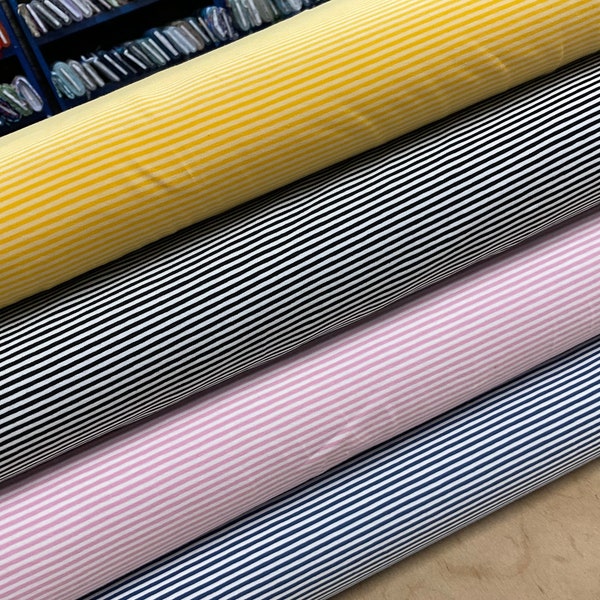 3mm Stripe Cotton Jersey