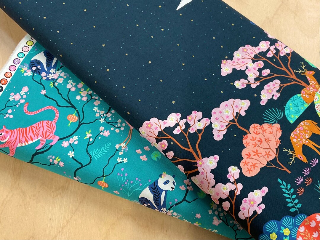 Blossom Days Dashwood Design Cotton Etsy UK