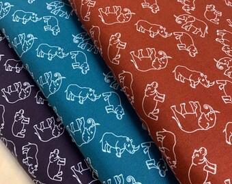 SALE - Wild Friends Cotton Poplin