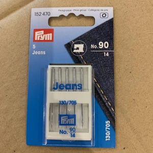 Prym Jeans Sewing Machine Needles Size 90/14