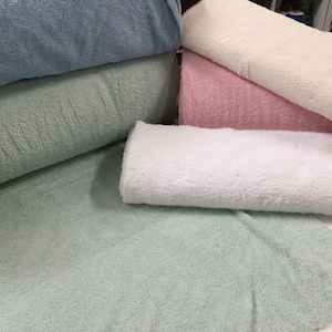 Towelling- Various colours
