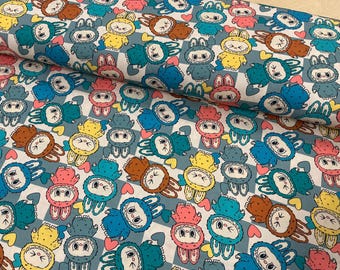 Popelina bawełniana Labubus