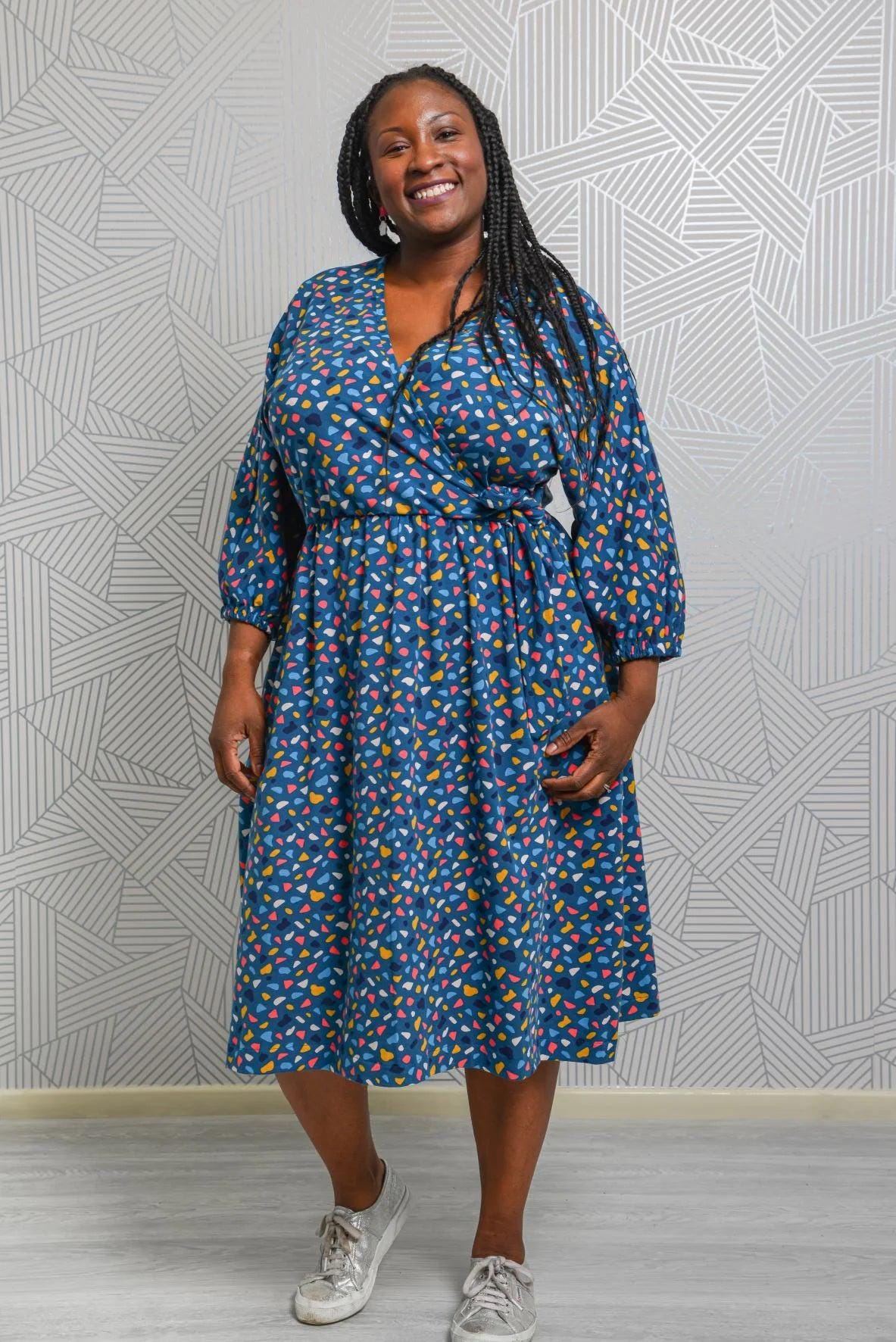 chinese dress ladies Emporia Patterns Paloma Dress and Skirt – The Fold Line main image 0