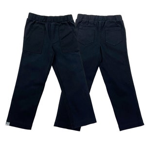 Boys Black Uniform Pants// Toddler Black Pants// Little Boys Black Pants// Uniform Pants