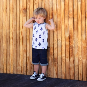 The Anchor Boys Tank Top • Available in Infant, Toddler and Kids sizes: 12 month, 18 month, 2T, 3T, 4T, 5, 6 and 6X