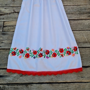 Traditional Hungarian Handmade Black Embroidery Skirt. Black Traditional Hungarian Handmade Black Embroidery Skirt. Black