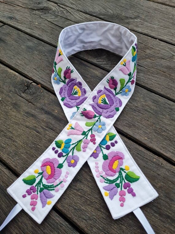 Hungarian Embroidered Hand Made Belt, Floral Belt, Lovebelts  display picture 1