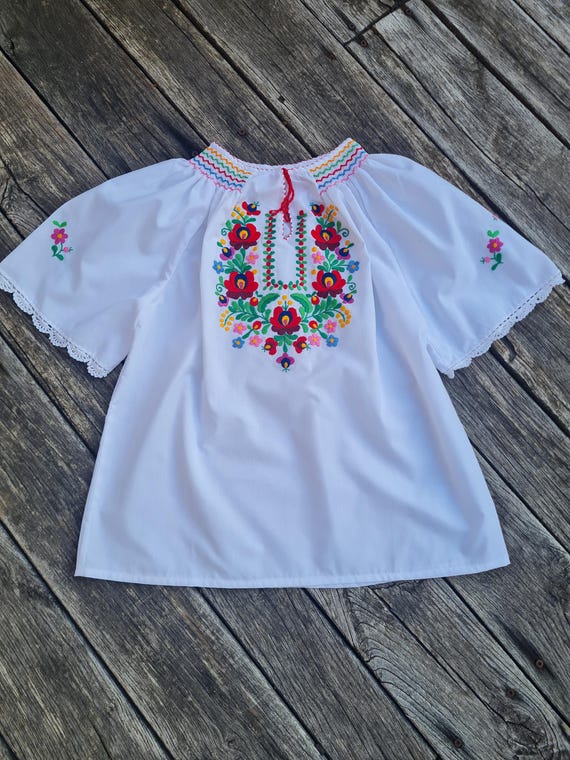 Blusa Campesina Flores Para Bordar En Blusas Campesina Bordada