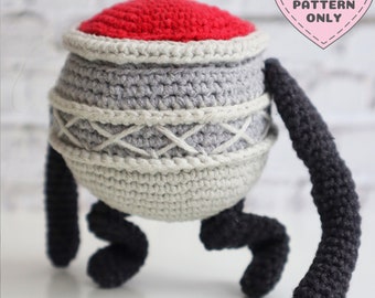 Pot Boy Pattern Amigurumi Crochet PDF Tutorial, Game Amigurumi, Alexander, Halloween, Amigurumi Forge