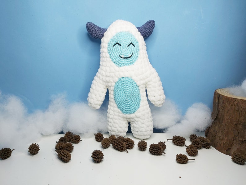 Yeti Amigurumi Crochet Pattern Tutorial Easy How To Etsy
