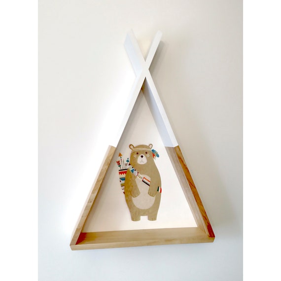 woodland nursery shelves