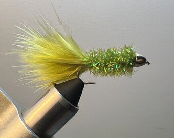 3 Pack of Olive Unhackled Wooly Bugger