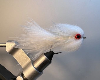 2 Pack of Smallmouth Bass Streamers- White