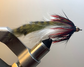 2 Pack of The Brave Flies, Streamer, Bass Fly, Zonker, Fly Fishing, Fly Fishing Flies,