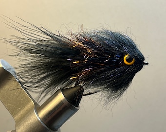 2 Pack of Smallmouth Bass Streamers- Black