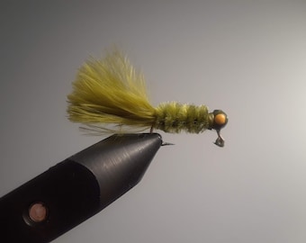 3 Pack of John Deere mini jigs, fishing jig, fly fishing fly, bluegill fly, flies, panfish fly, mini jig, micro jig