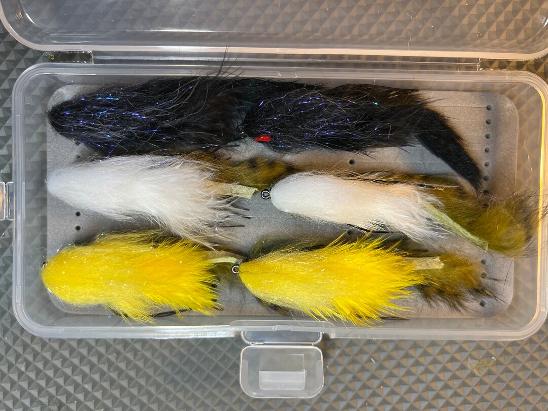 Lunch Money Assortment, Lunch Box, Lunch Money Flies, Streamer Flies