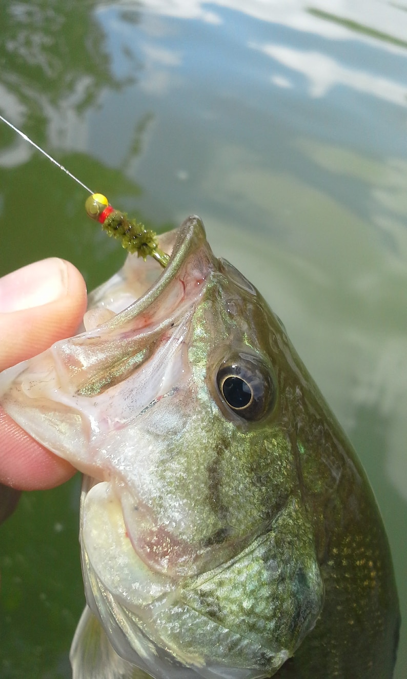 3 Pack of John Deere Mini Jigs, Fishing Jig, Fly Fishing Fly, Bluegill