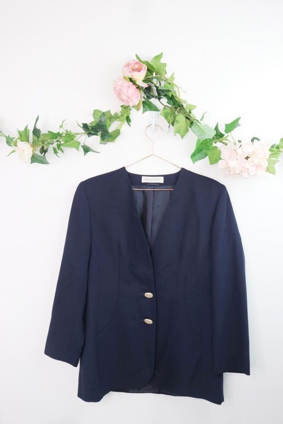 navy evening jacket