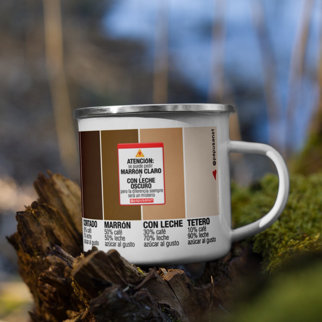 Taza PaPuSa &quot;Café&quot; peltre (Producción USA)