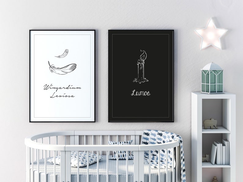 La Magie Du Tricot Harry Potter Pdf Affiches Formules magiques Harry Potter A4/A3 | Etsy