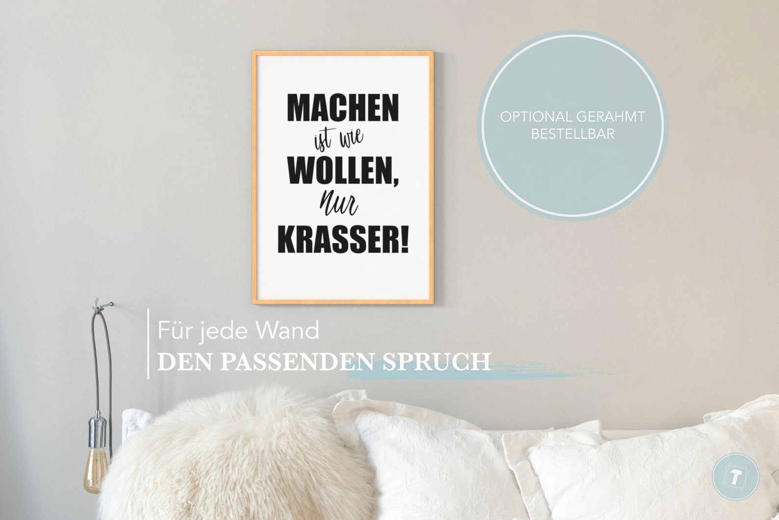 Machen Ist Wie Wollen Nur Krasser Bedeutung Machen ist wie Wollen nur krasser Premium Spruch-Poster - Etsy.de
