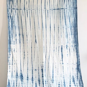 Indischer Hand gefärbt bedruckter Stoff Baumwollstoff Indigo Blau Stoff Kleiderstoff Garment Fabric Batt Stoff 5 yard Baumwollstoff