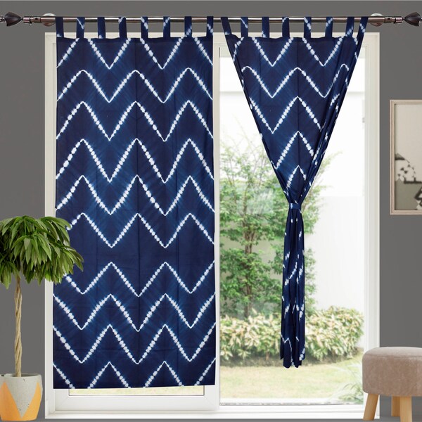 Zig Zag Curtains Etsy