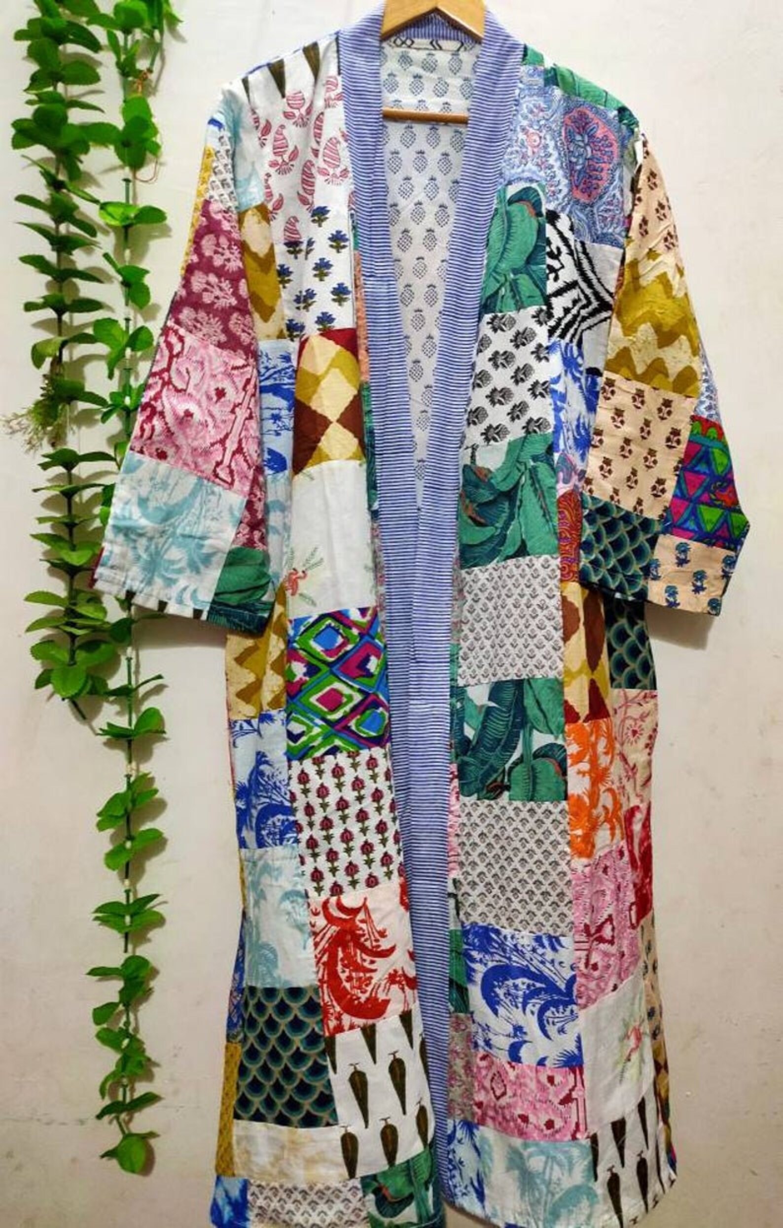 WOMEN ASSORTED Patchwork Cotton Kimono Indian Women Wear Body | Etsy