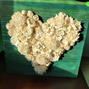 Turquoise heart board
