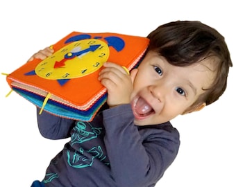 Quiet book/ Stoffbuch / Sensorikbuch /Montessory Spielzeug für Babys und Kleinkinder