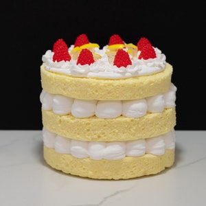 Fake Triple Layer Lemon Cake
