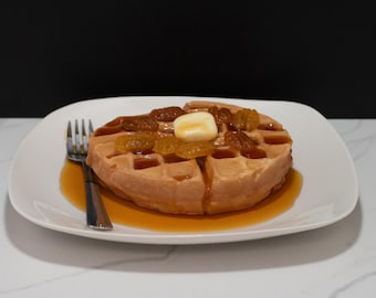 Fake Belgian Waffle with Pecans