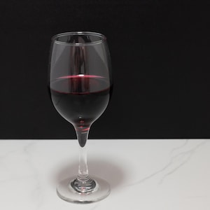 Glass of Fake Red Wine