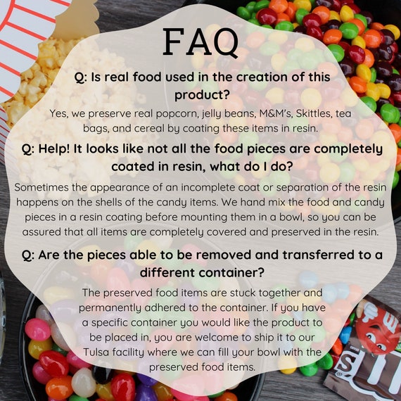FAQ'S  M&M'S