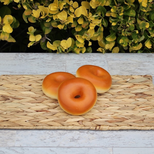 Fake Bagels (set of 3)