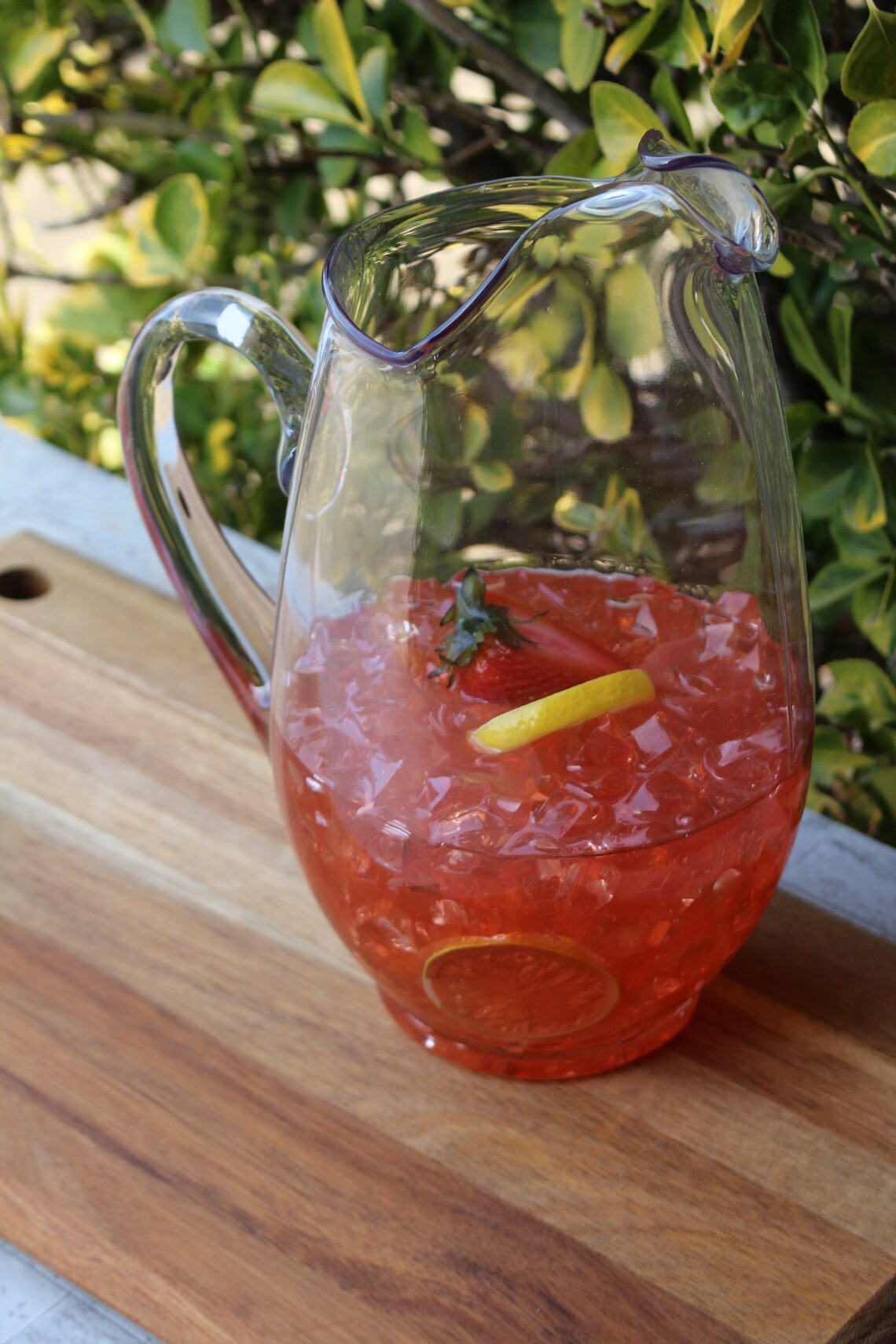 Fake Iced Strawberry Lemonade Pitcher Etsy