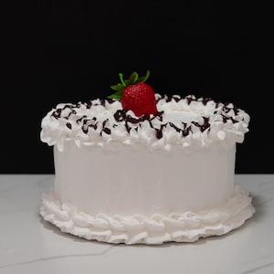 Small Fake Vanilla Cake