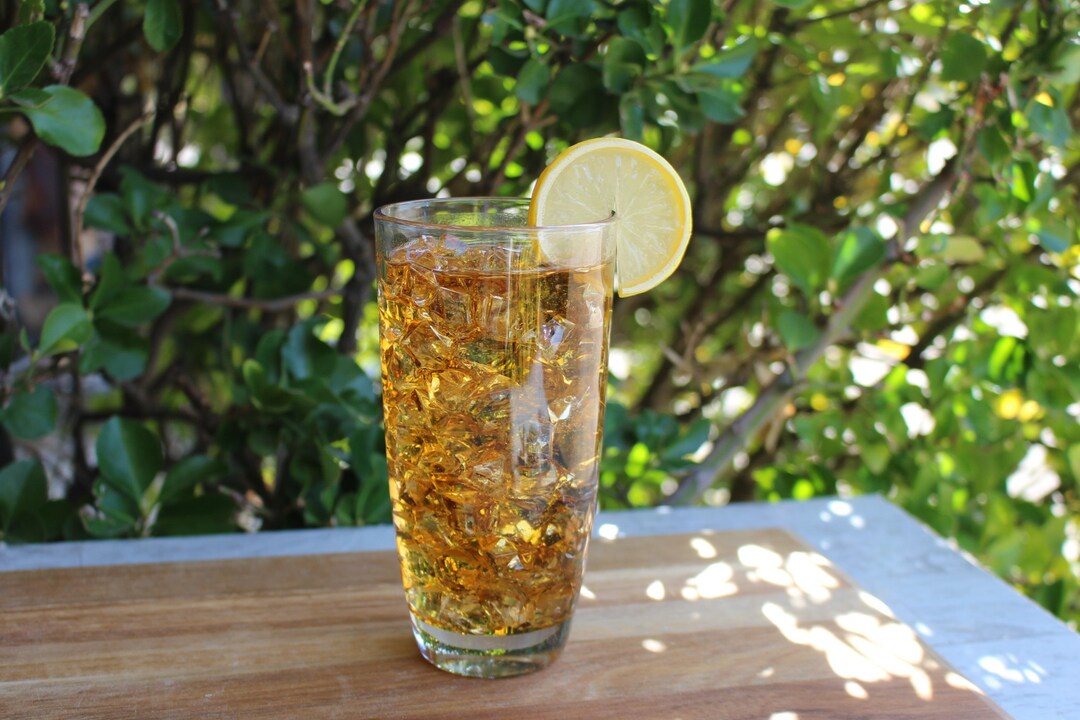 Glass of Fake Iced Tea Etsy