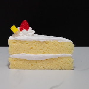 Fake Lemon Cake Slice
