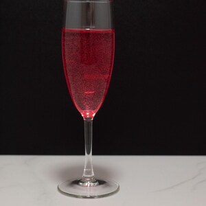 Fake Glass of Pink Champagne